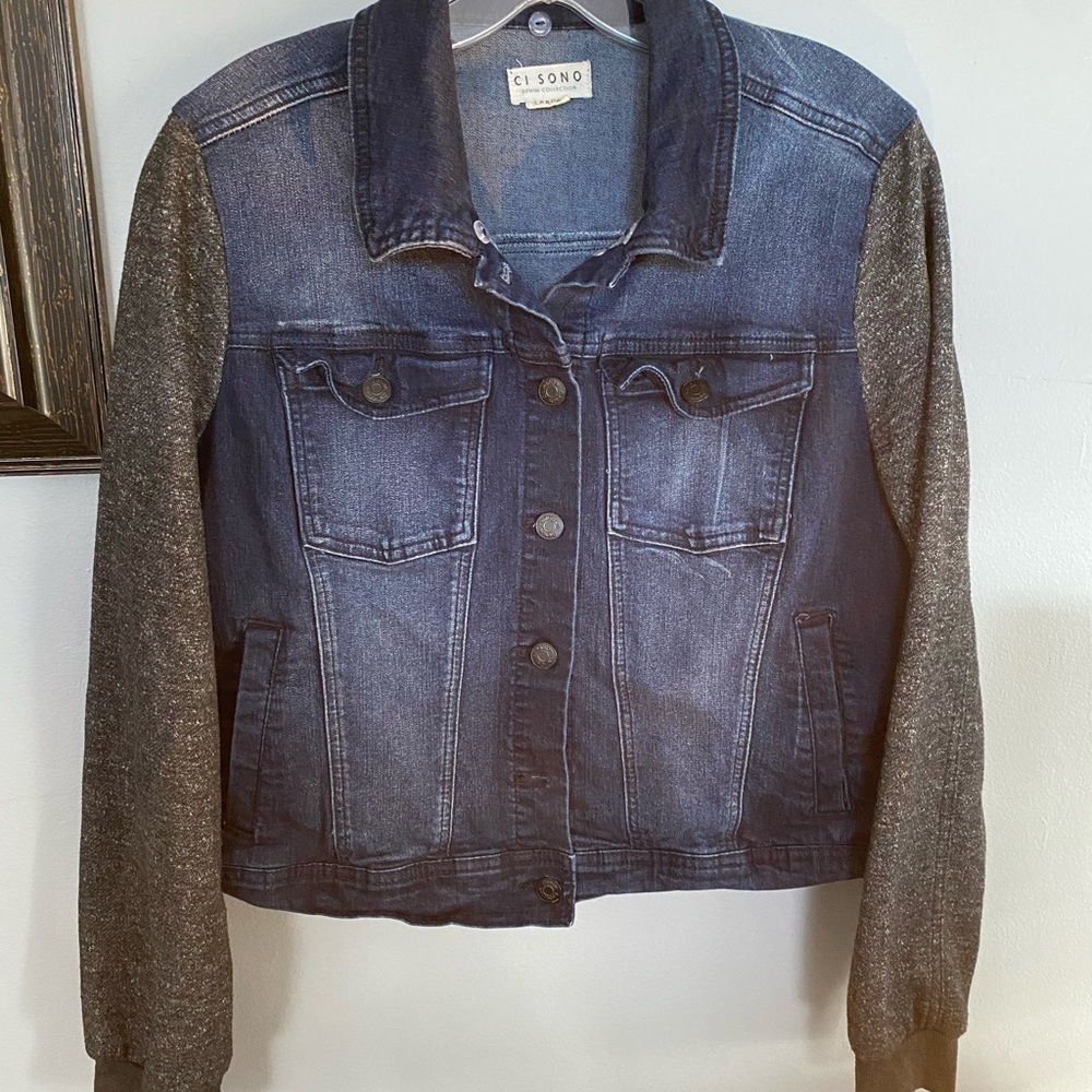 CI SONO Woman’s junior Jean jacket large